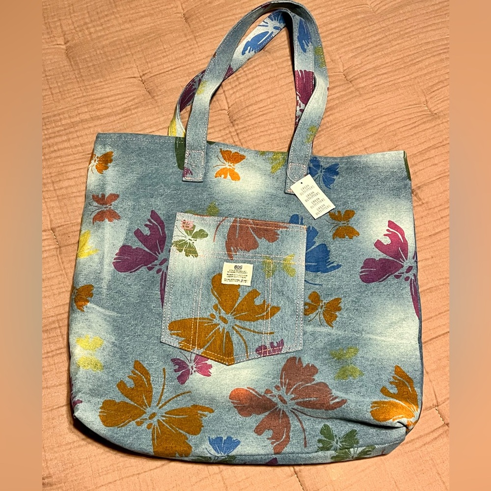 🦋Denim Butterfly Urban Outfitters bag NWT
